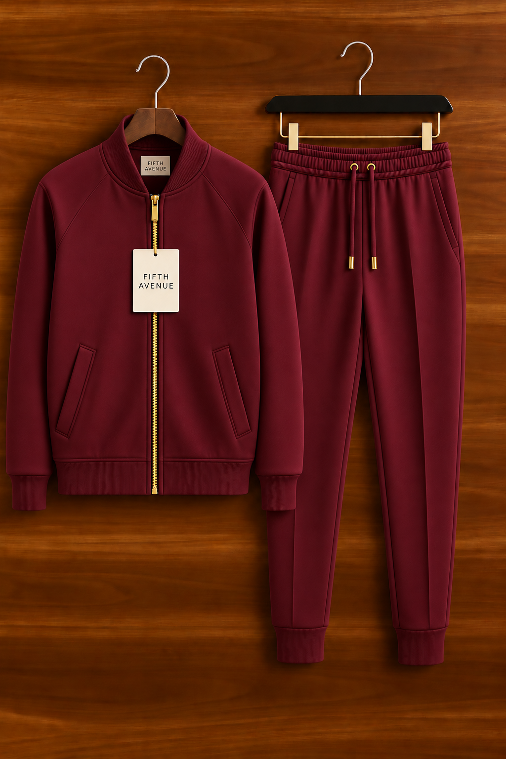 Mens Jacket and Pants Set FAMJAPNS204 - Maroon