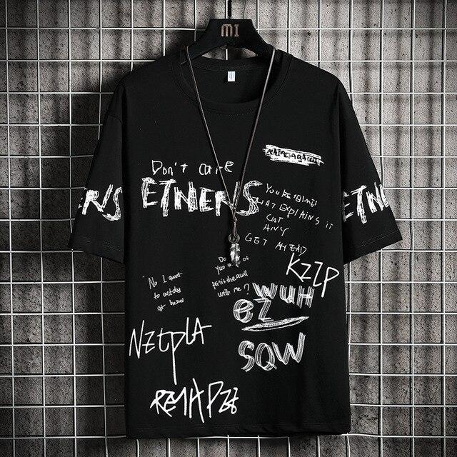 Mens Premium Cotton Printed T-Shirt - MPRIN36 - Black