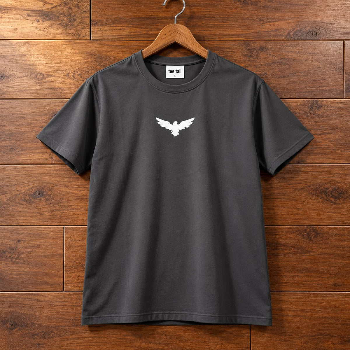 Nine Zero Stickers Printed NZMT17 T-Shirt - Grey