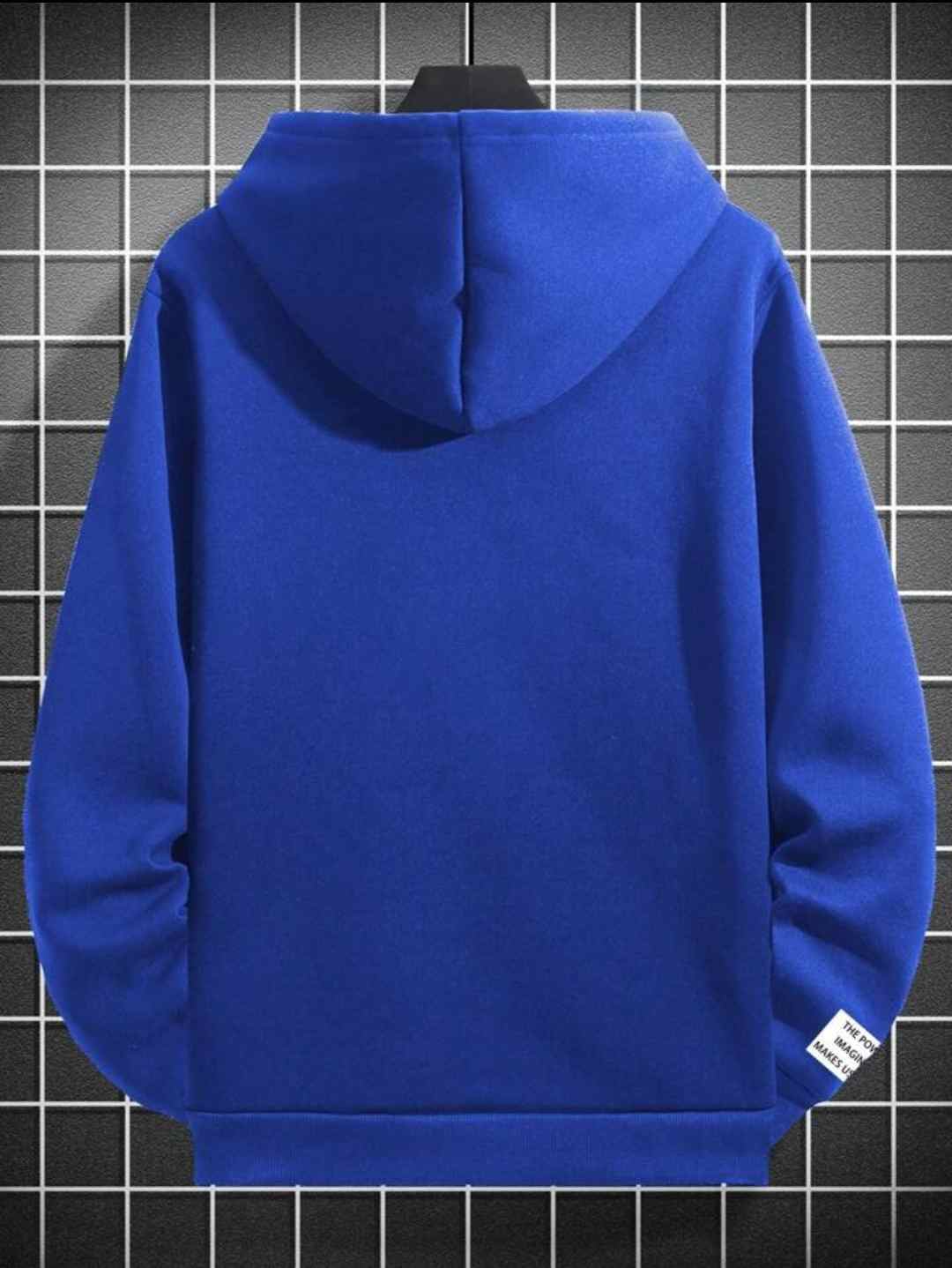 Mens Printed Kangaroo Hoodie GRMPRKH2 - Royal Blue