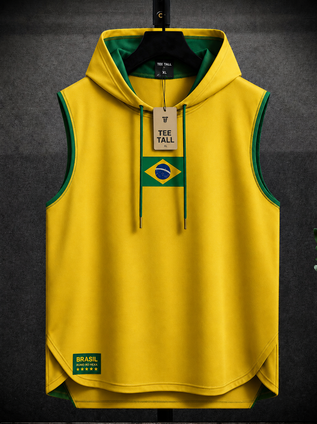 Mens Cotton Hooded Sleeveless T-Shirt CHST9 - Special Edition