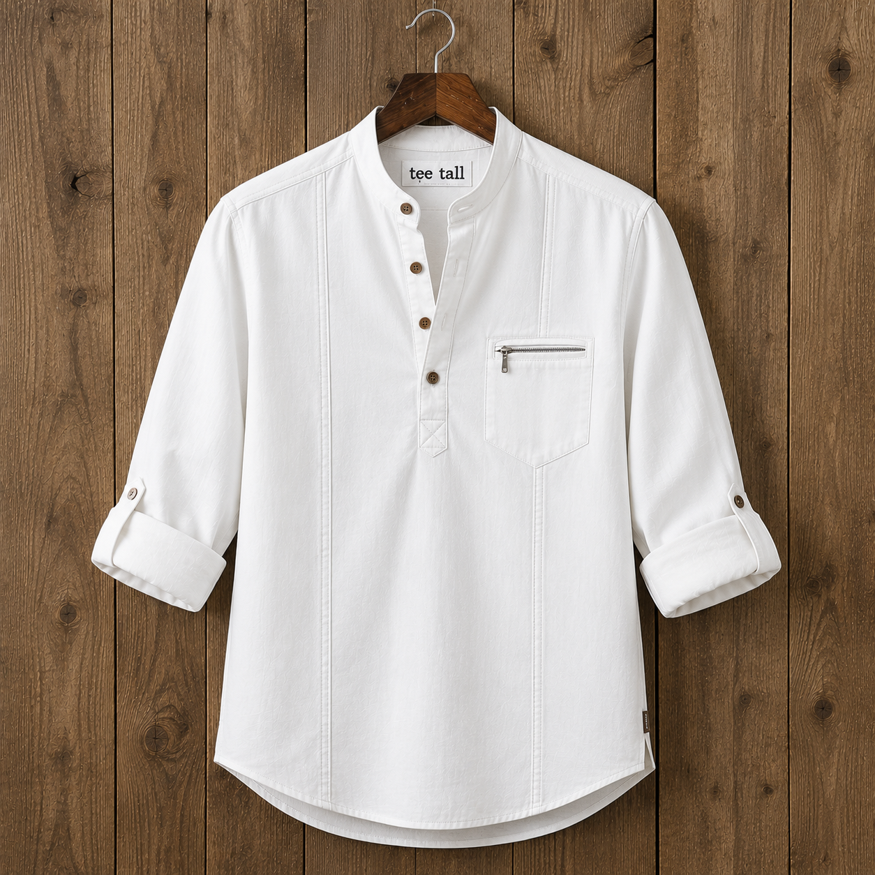 Mens Cotton Full Sleeve Shirt TTMSK111 - White