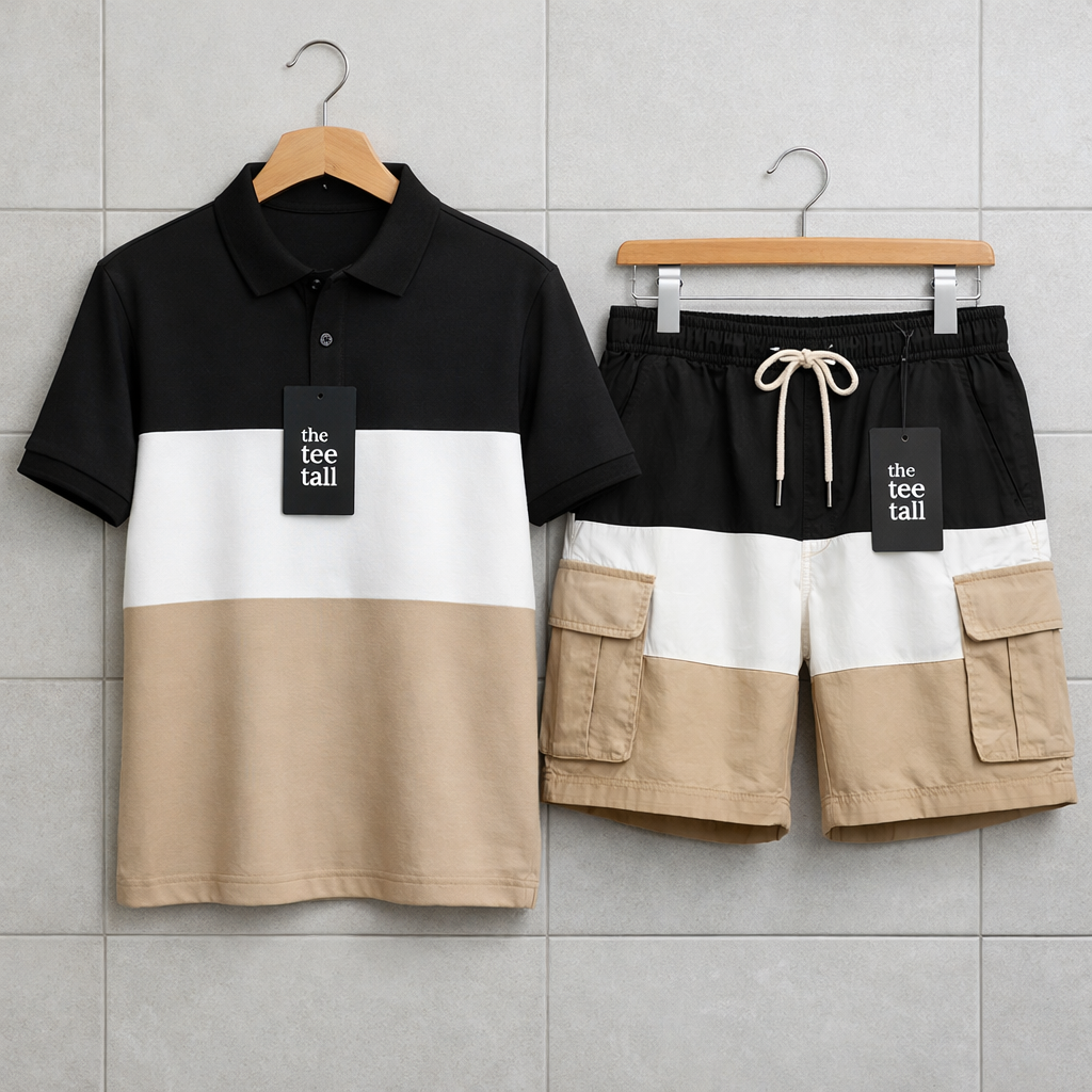 Mens Shorts + Polo Set by Tee Tall - TTMSSUMS2