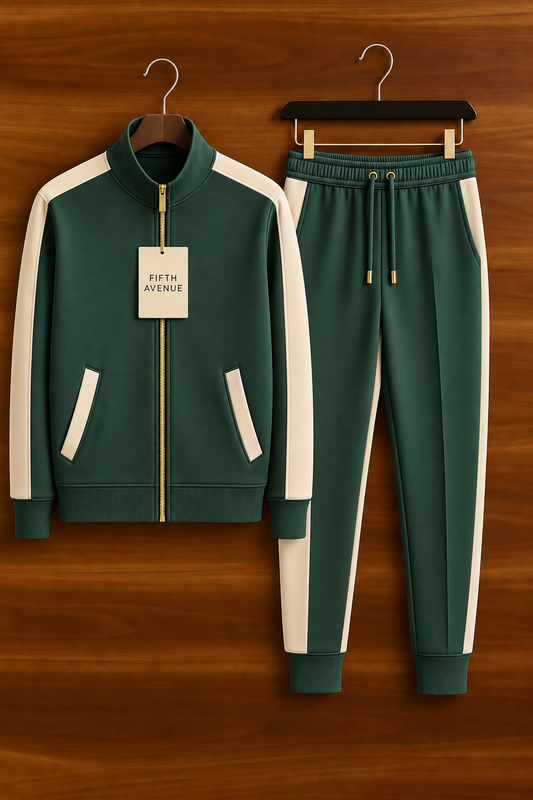 Mens Jacket and Pants Set FAMJAPNS201 - Green