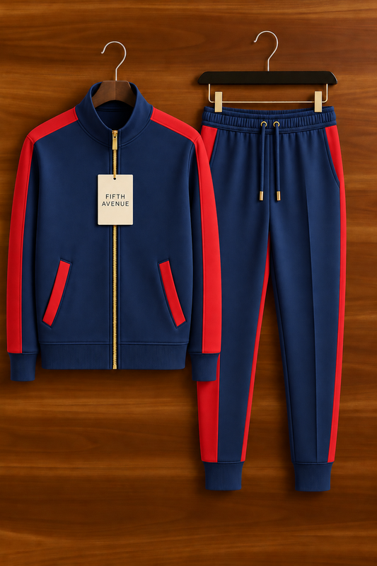 Mens Jacket and Pants Set FAMJAPNS203 - Blue