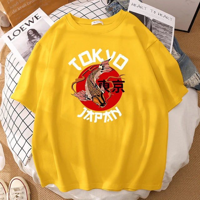 Mens Premium Cotton Printed T-Shirt - MPRIN56 - Yellow