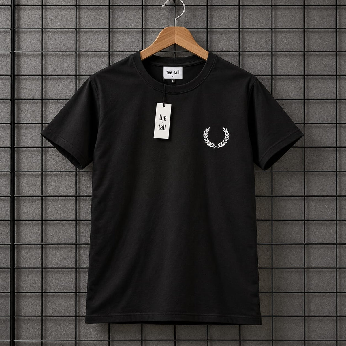 Nine Zero Stickers Printed NZMT13 T-Shirt - Black