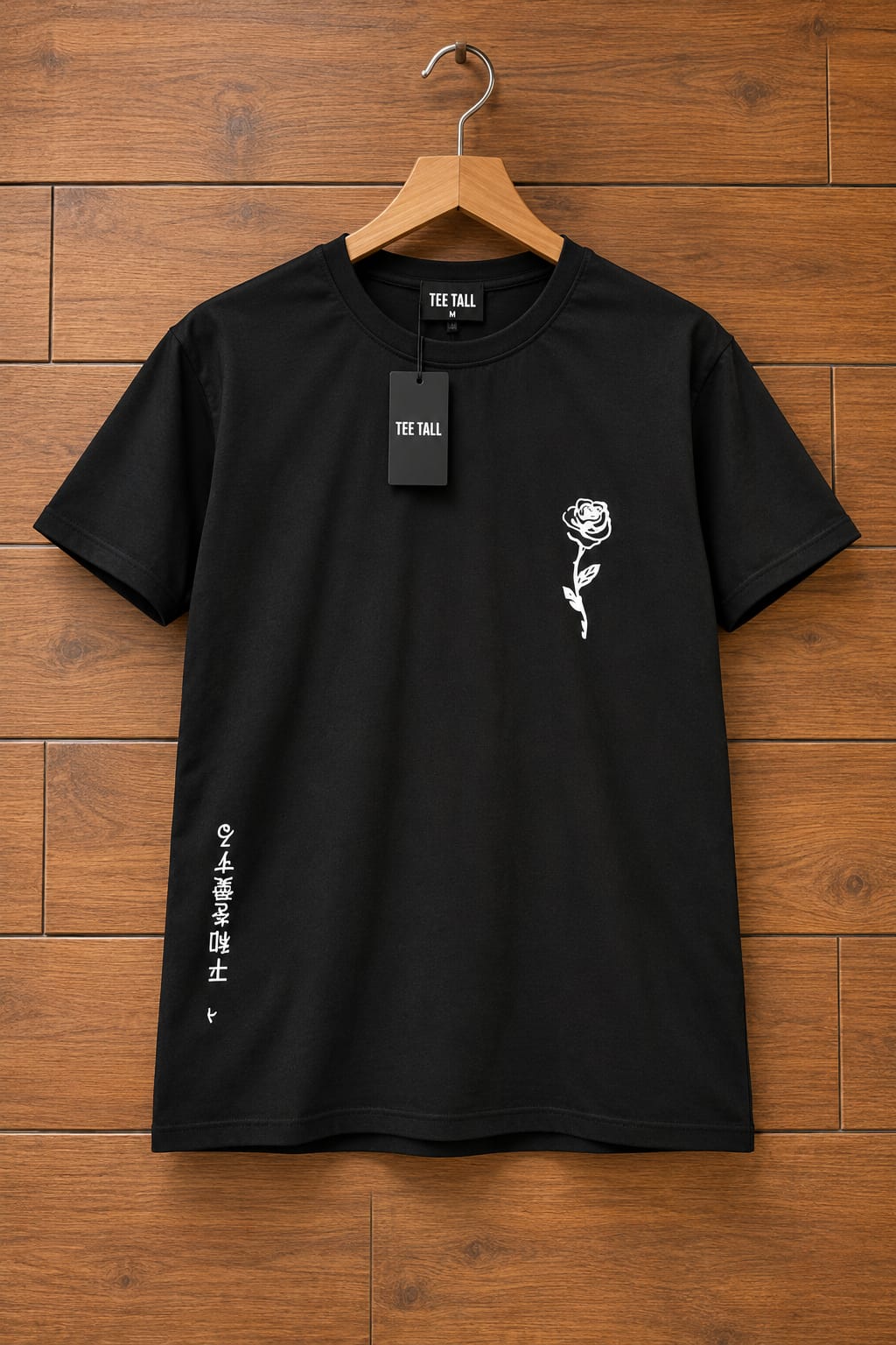 Nine Zero Stickers Printed NZMT28 T-Shirt - Black
