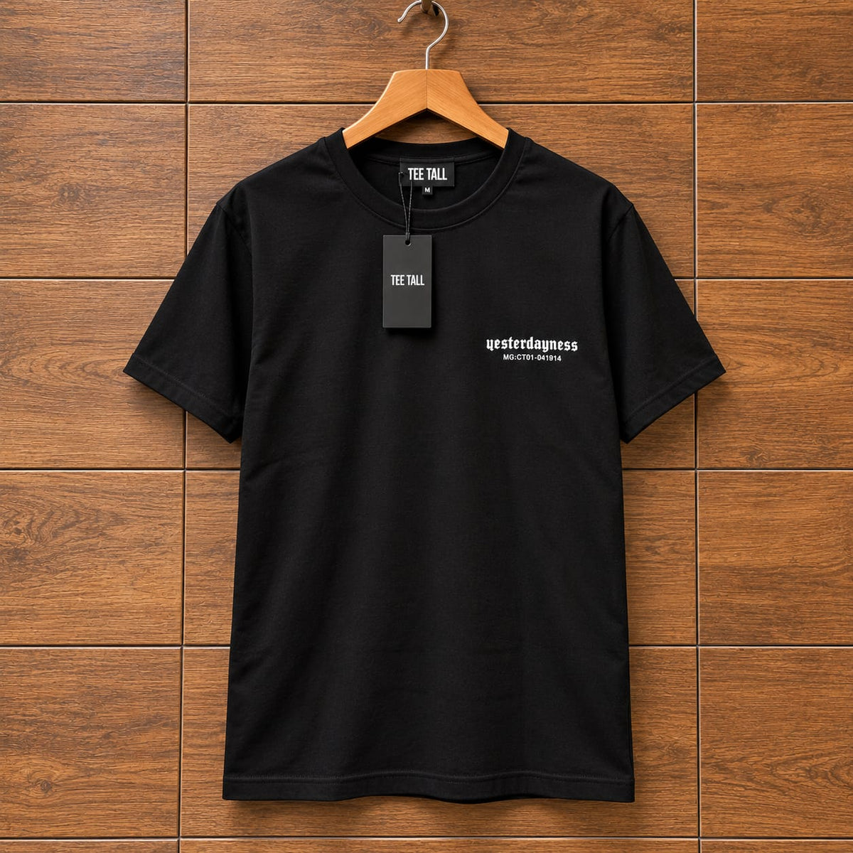 Nine Zero Stickers Printed NZMT29 T-Shirt - Black