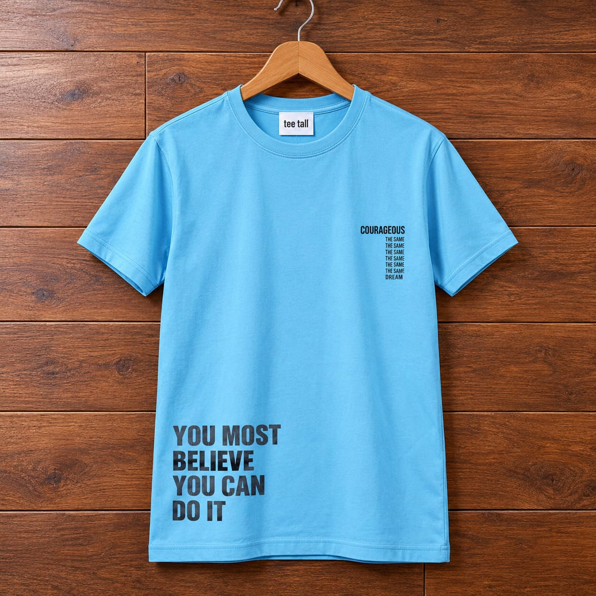 Nine Zero Stickers Printed NZMT36 T-Shirt - Blue
