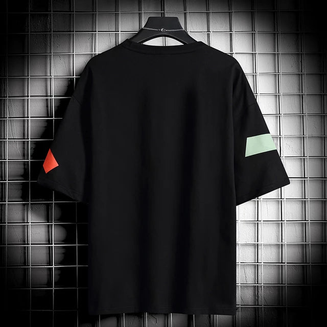 Mens Premium Cotton Printed T-Shirt - MPRIN75 - Black