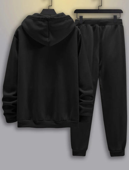 Mens Hoodie and Pants Set by Tee Tall - MHPSTT25 - Black Black