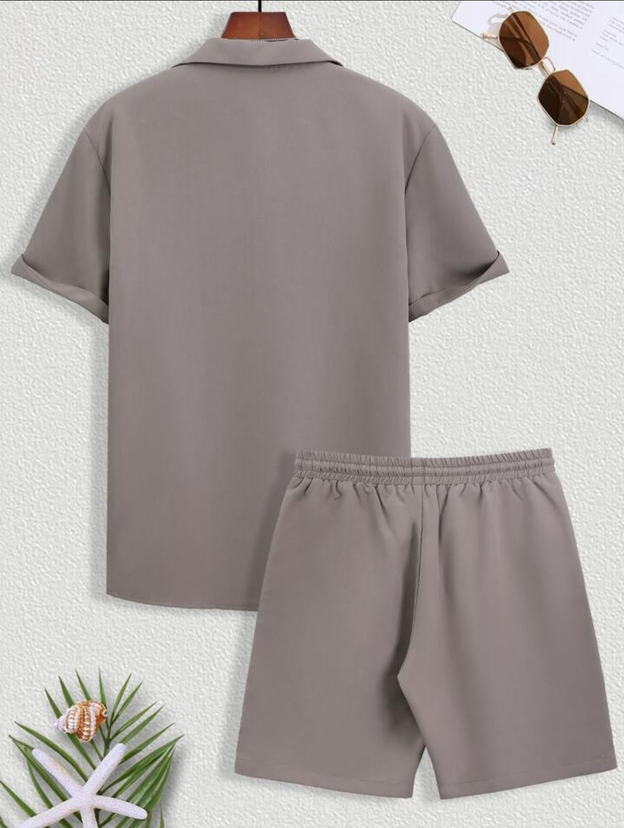 Mens Viscose Shorts + Shirt Set - TTVMS6 - Low Cost Edition