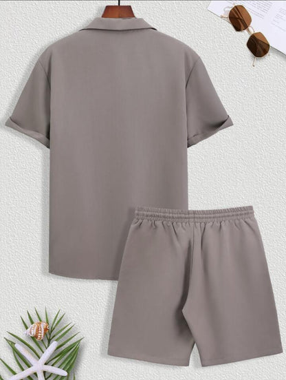 Mens Viscose Shorts + Shirt Set - TTVMS6 - Low Cost Edition