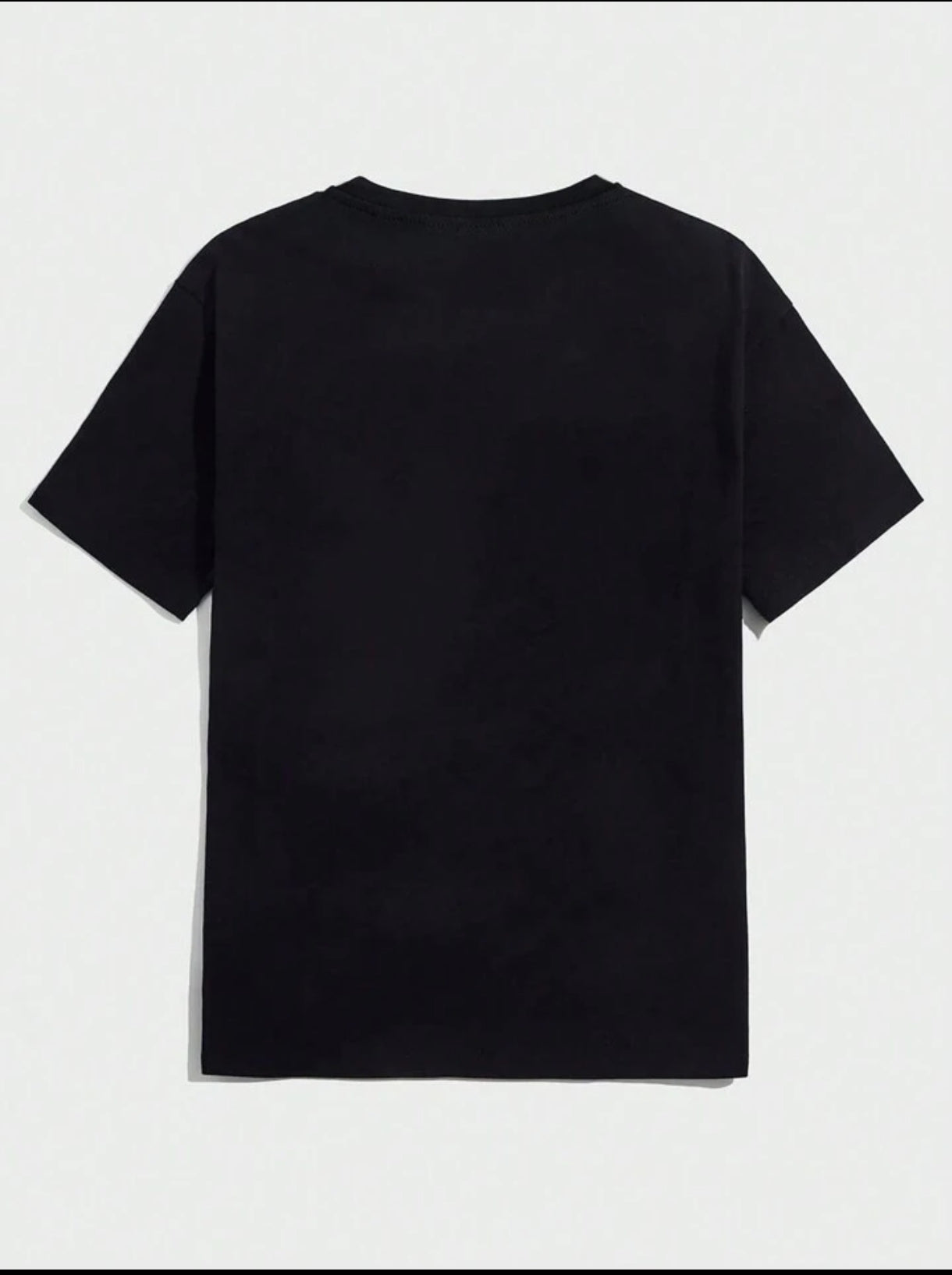 Mens Cotton Sticker Printed T-Shirt TTMPS155 - Black