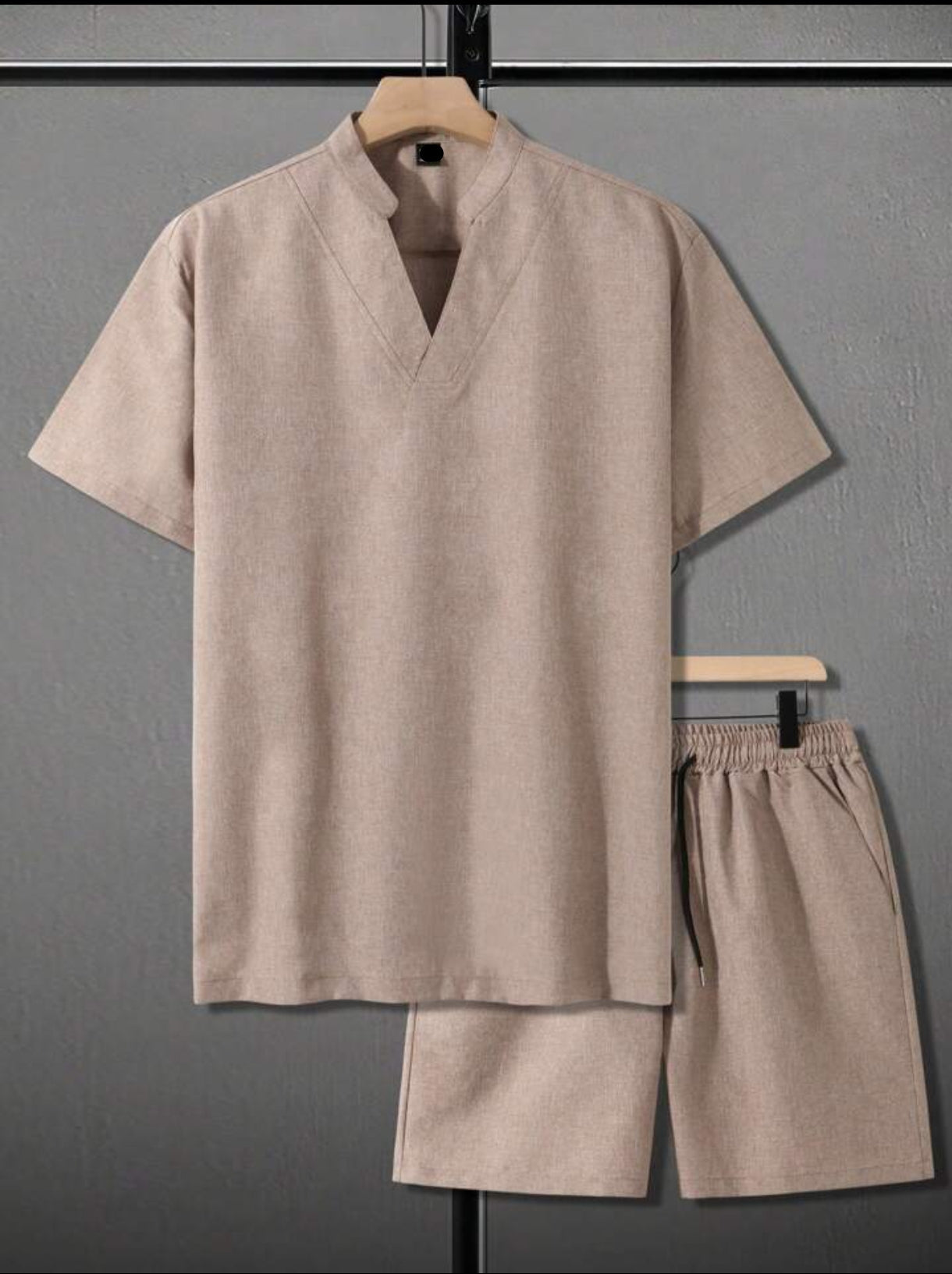 Mens Viscose Shorts + Shirt Set - TTVMS11 - Low Cost Edition