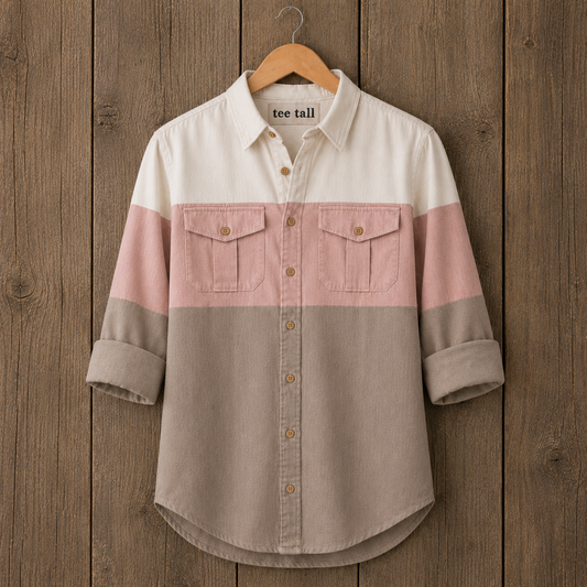 Mens Button Up Cotton Full Sleeve Shirt TTMBUS397 - Multi Color