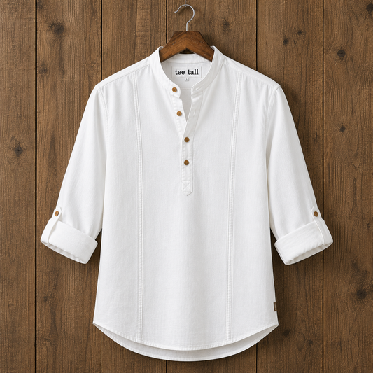 Mens  Cotton Full Sleeve Shirt TTMSK114 - White