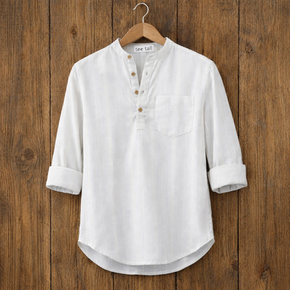 Mens Cotton Full Sleeve Shirt TTMSK3 - White