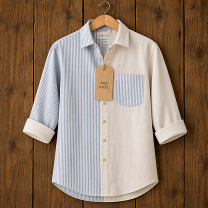 Mens Button Up Cotton Full Sleeve Shirt TTMBUS376 - Multi Color