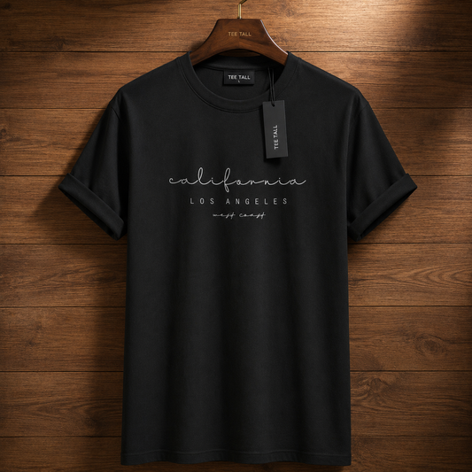 Mens Cotton Sticker Printed T-Shirt TTMPS7 - Black