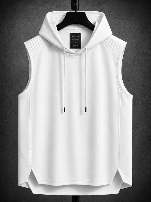 Mens Cotton Hooded Sleeveless T-Shirt CHST8