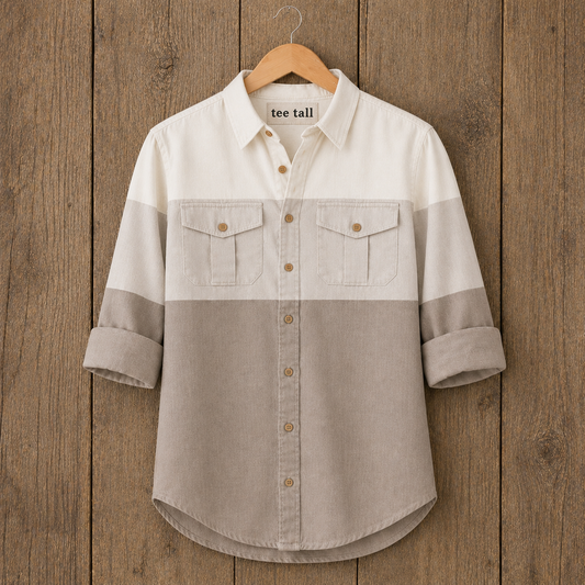 Mens Button Up Cotton Full Sleeve Shirt TTMBUS393 - Multi Color