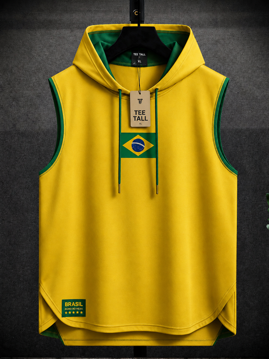 Mens Cotton Hooded Sleeveless T-Shirt CHST9 - Special Edition