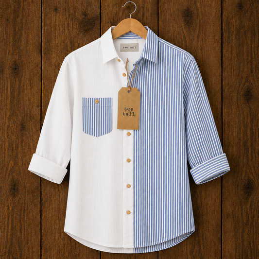 Mens Button Up Cotton Full Sleeve Shirt TTMBUS414 - Multi Color