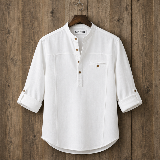 Mens  Cotton Full Sleeve Shirt TTMSK112 - White