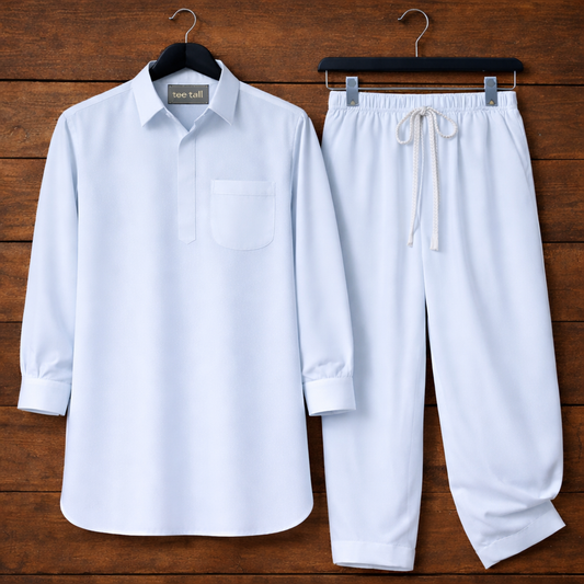 Mens Stitched Shalwar Kameez Set TTMSHKA3 - Light Blue