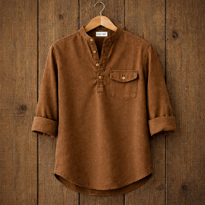 Mens Cotton Full Sleeve Shirt TTMSK9 - Brown