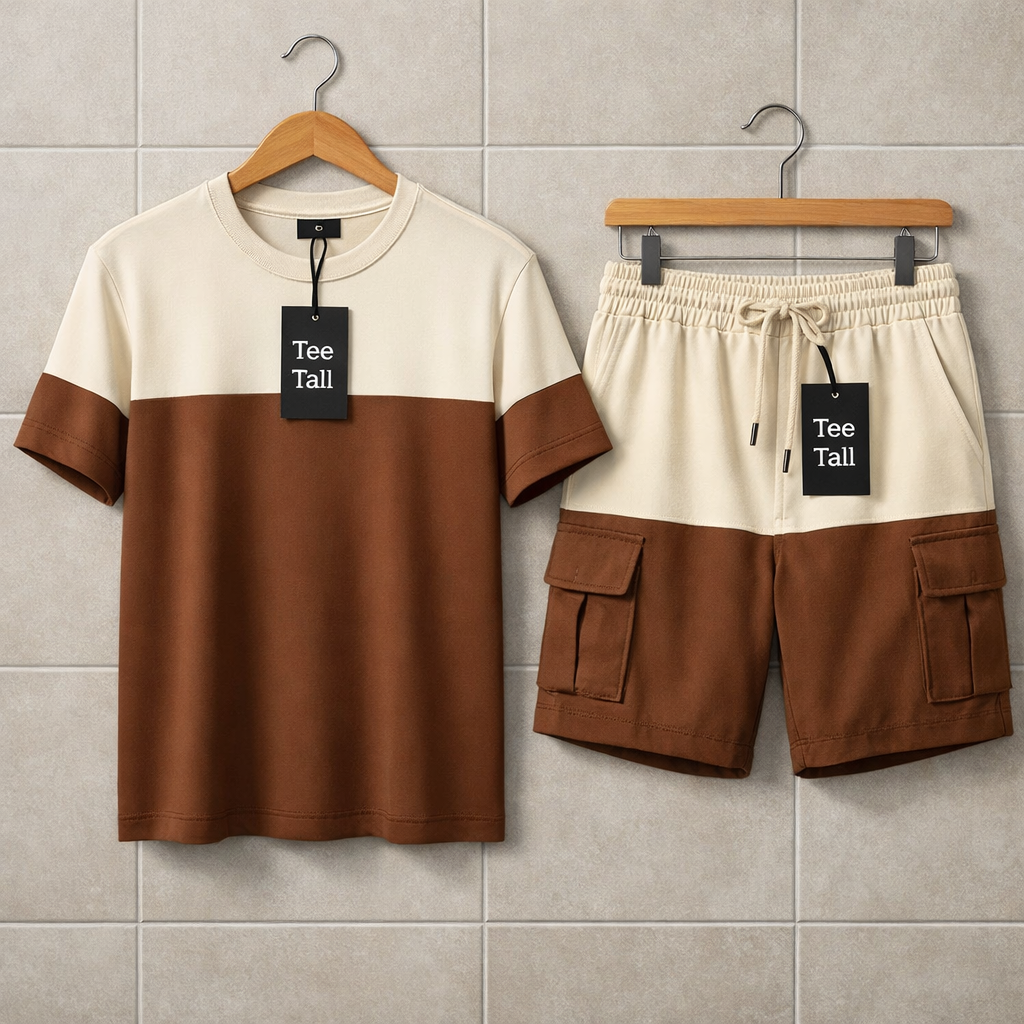Mens Shorts + T-Shirt Set by Tee Tall - TTMSSUMS6